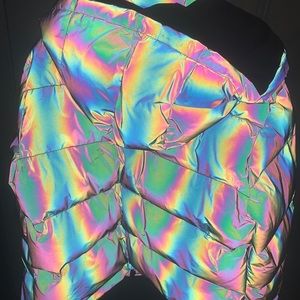 soleboy reflective puffer jacket